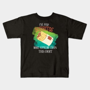 Burritos Supreme Kids T-Shirt